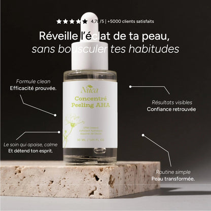 Exfoliant AHA et Acide Hyaluronique