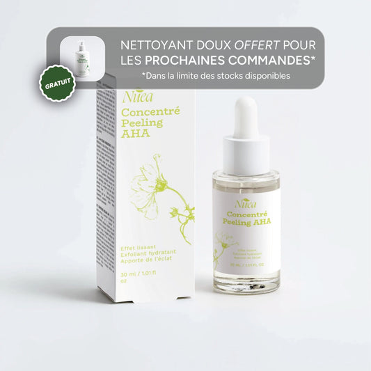 Exfoliant AHA et Acide Hyaluronique