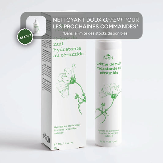Crème de Nuit Hydratante au Céramide