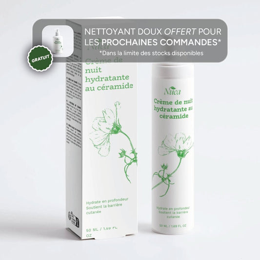 Crème de Nuit Hydratante au Céramide - Nuea Skin