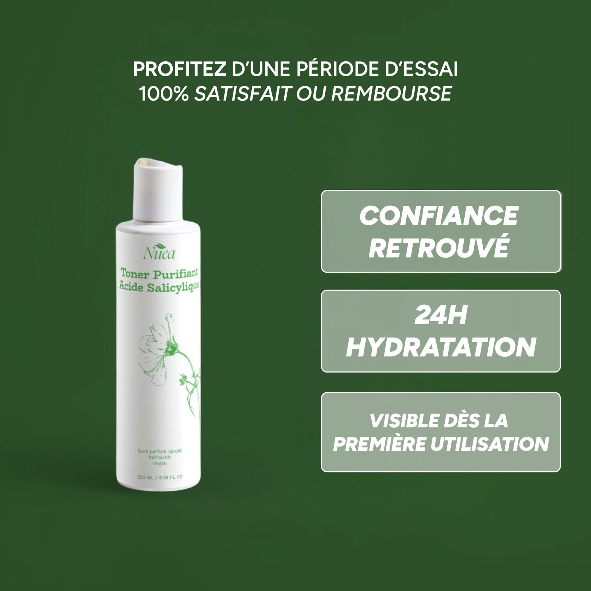 Toner Purifiant Acide Salicylique & Plantes - Nuea Skin