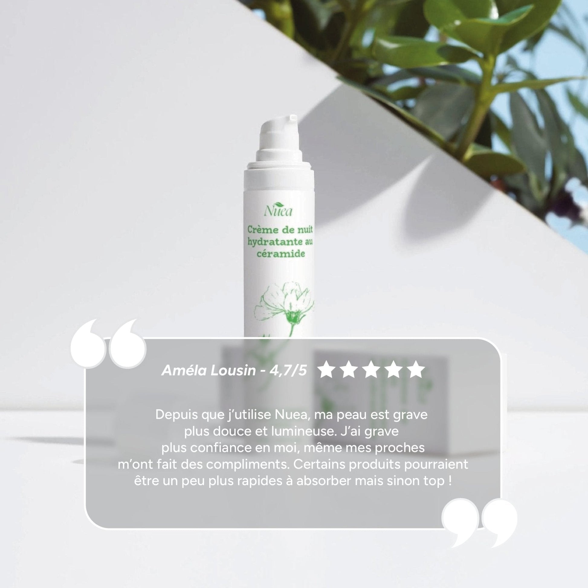 Crème de Nuit Hydratante au Céramide - Nuea Skin