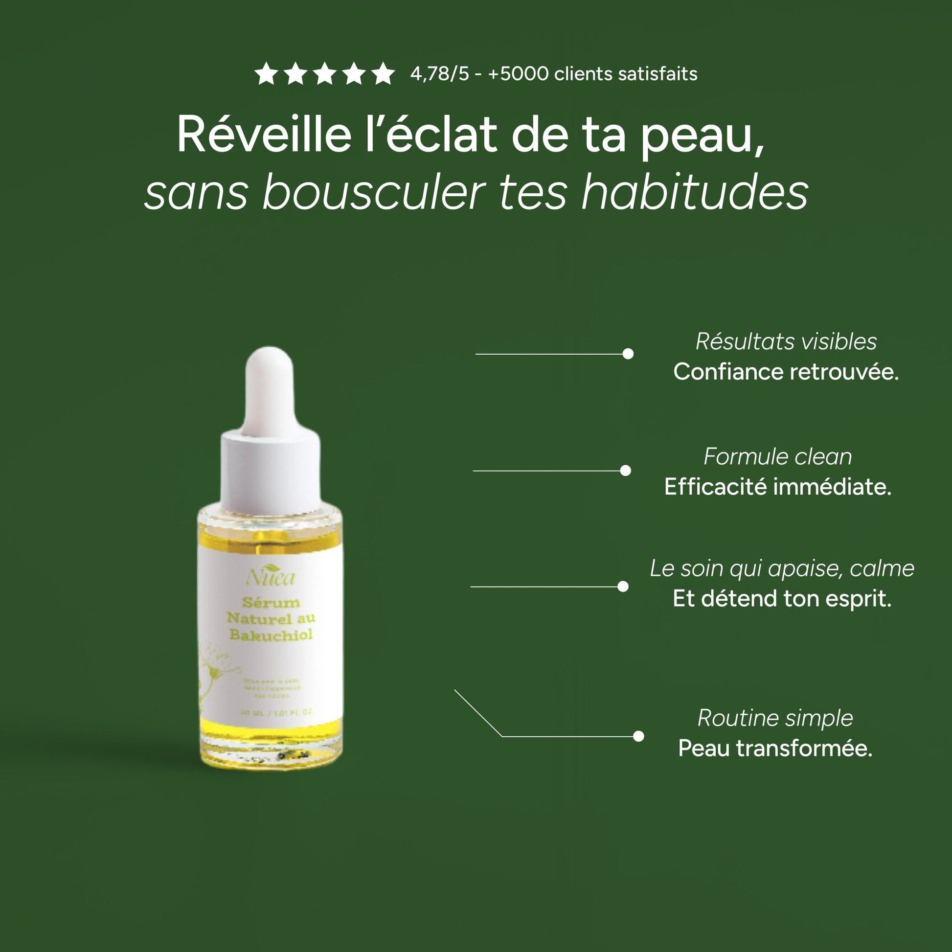 Sérum Naturel au Bakuchiol - Nuea Skin