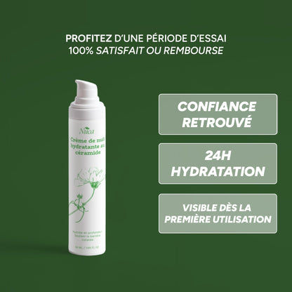 Crème de Nuit Hydratante au Céramide - Nuea Skin