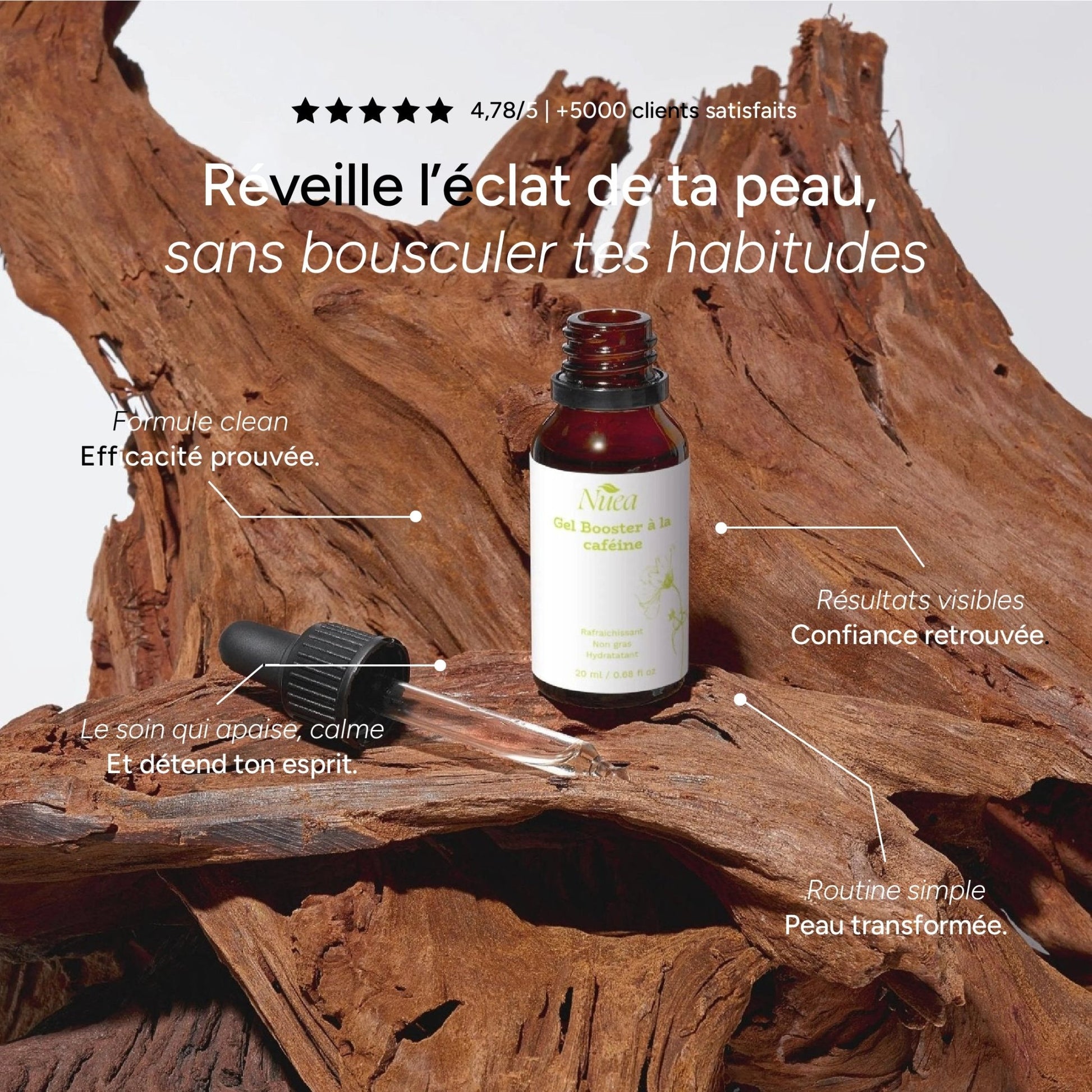 Gel Booster à la caféine - Nuea Skin